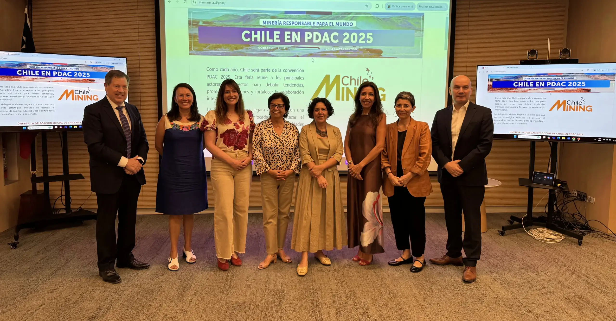 Chile comité ferias internacionales sector minería
